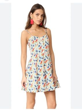 Alice + Olivia Nella Bird Print Dress Size 2